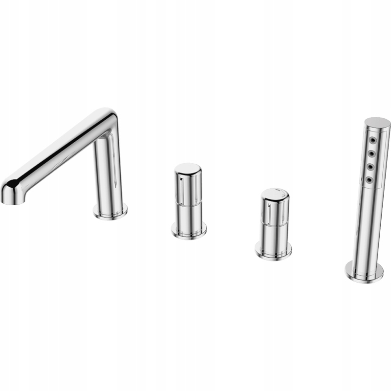 

Bateria Wannowa Nawannowa 4-OTWOROWA Chrom Pretto