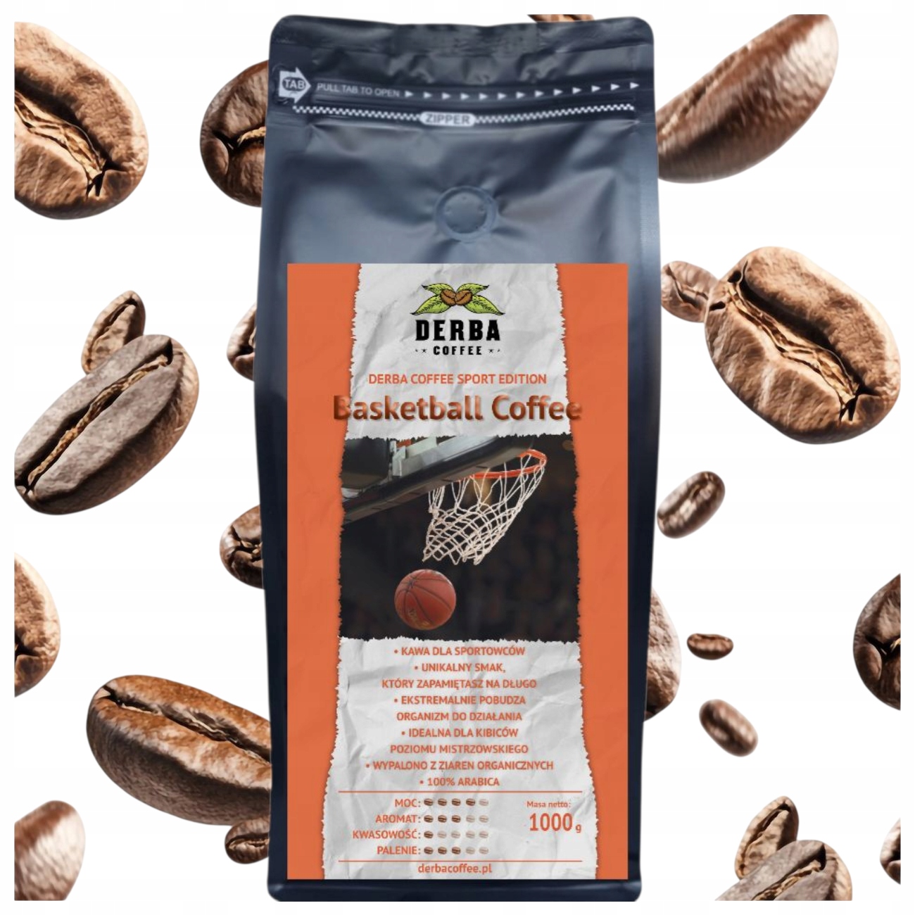 Kawa ziarnista Basketball Coffee 1kg Espresso