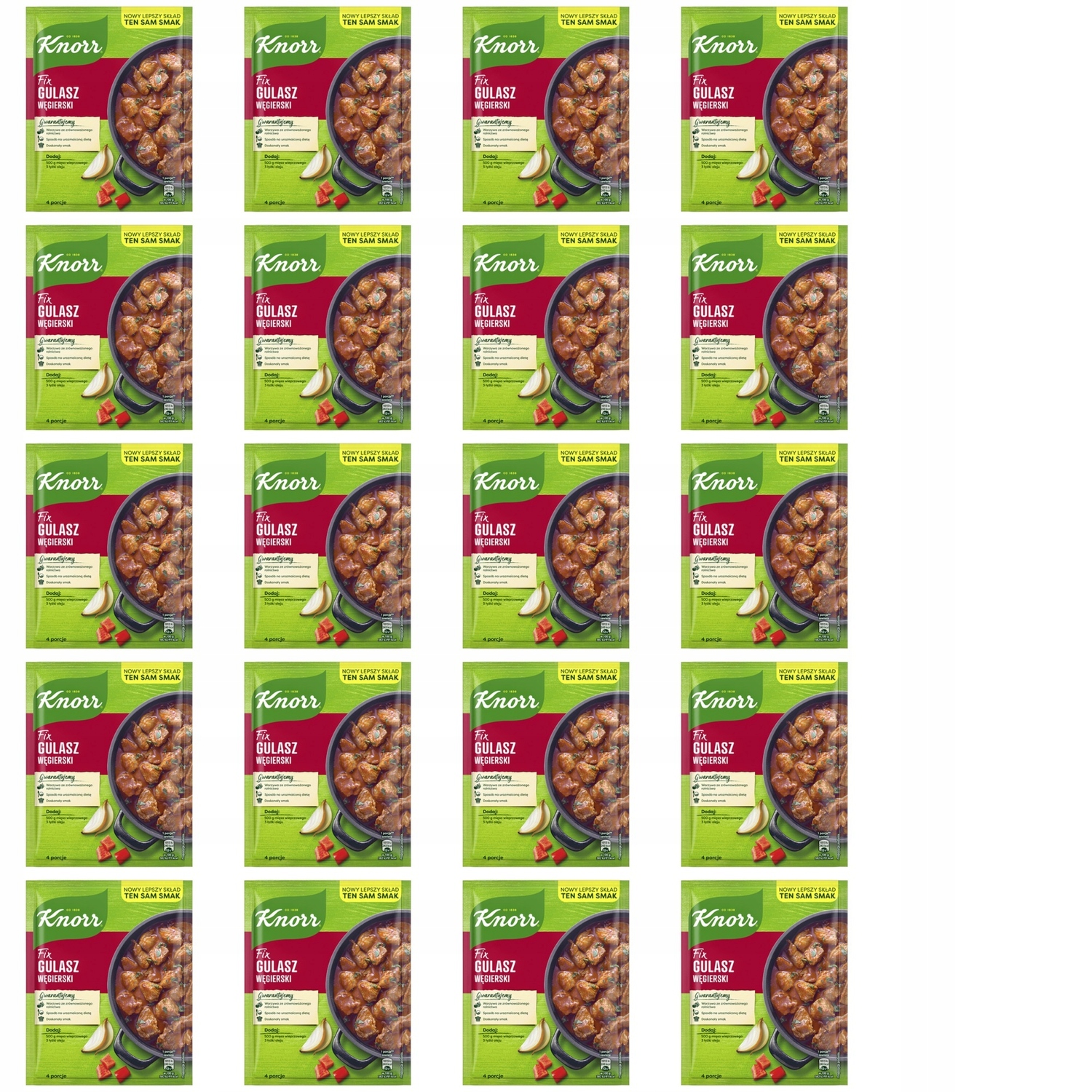 20x 46g Knorr fix gulasz węgierski Karton