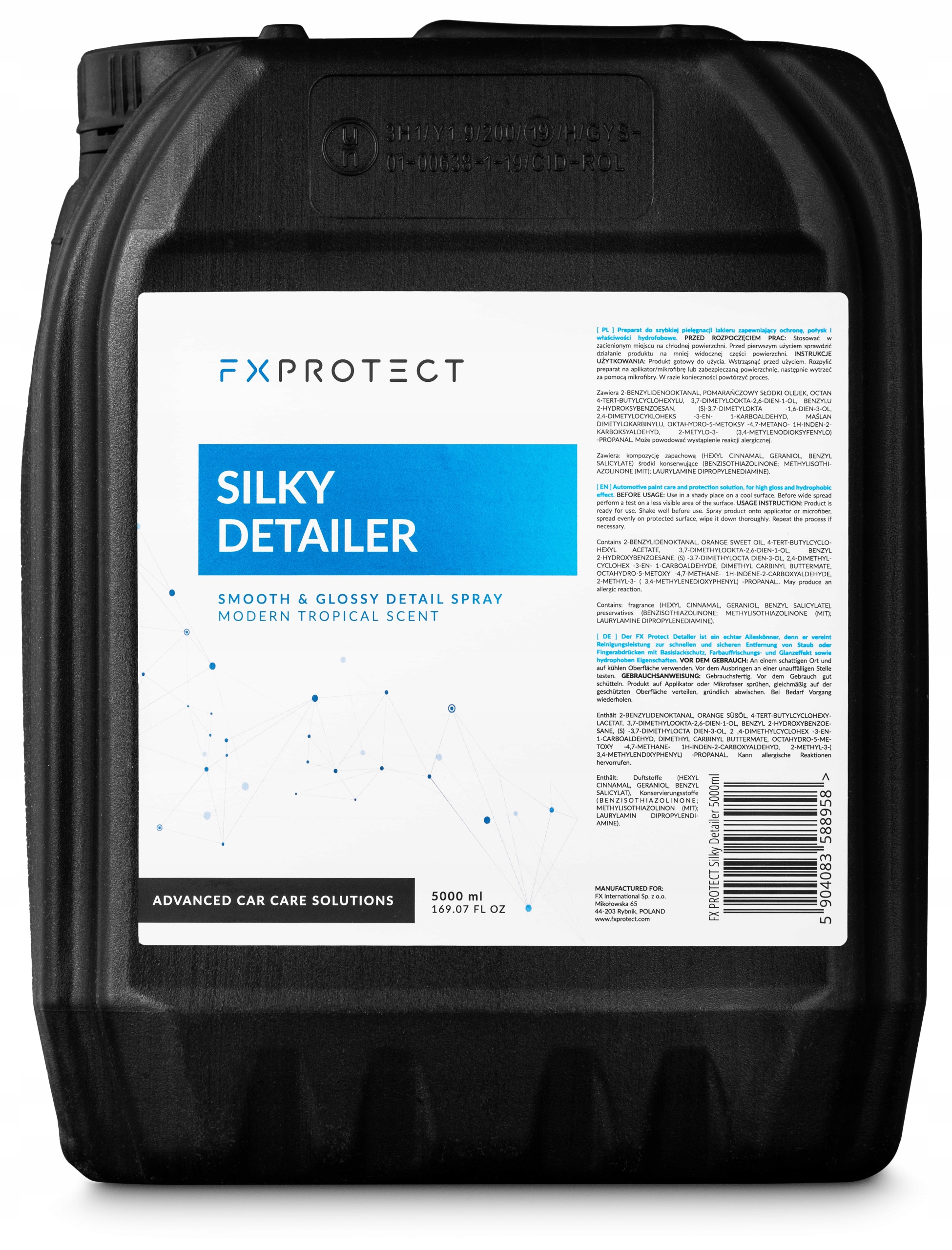 FX Protect SILKY DETAILER 5L / Quick Detailer