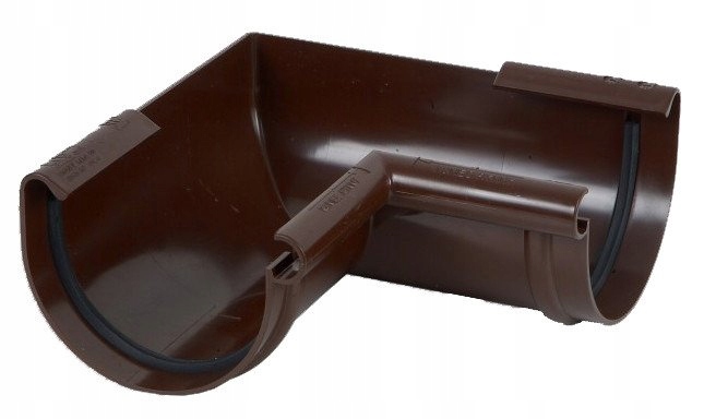 NAROŻNIK ZEWNĘTRZNY FI 125 MM 90ST. BRĄZ KACZMAREK