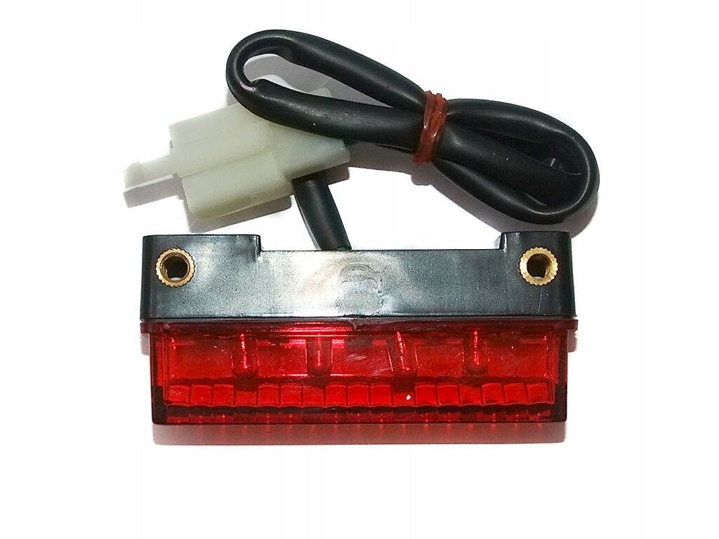 TYLNA LAMPA TYŁ UNIWERSALNA LED CZARNA OBUDOWA Dopasowanie do pojazdu produkt uniwersalny