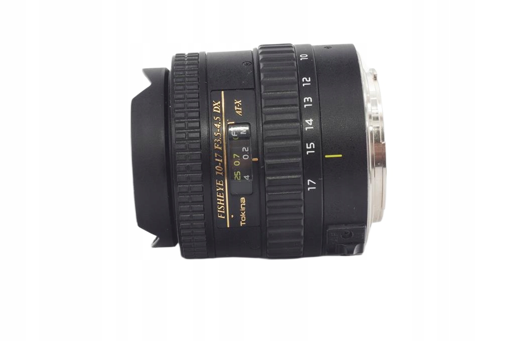 TOKINA AT-X FISHEYE 3,5-4,5/10-17MM DX-Canon EF #VKD Model AT-X 107 AF DX