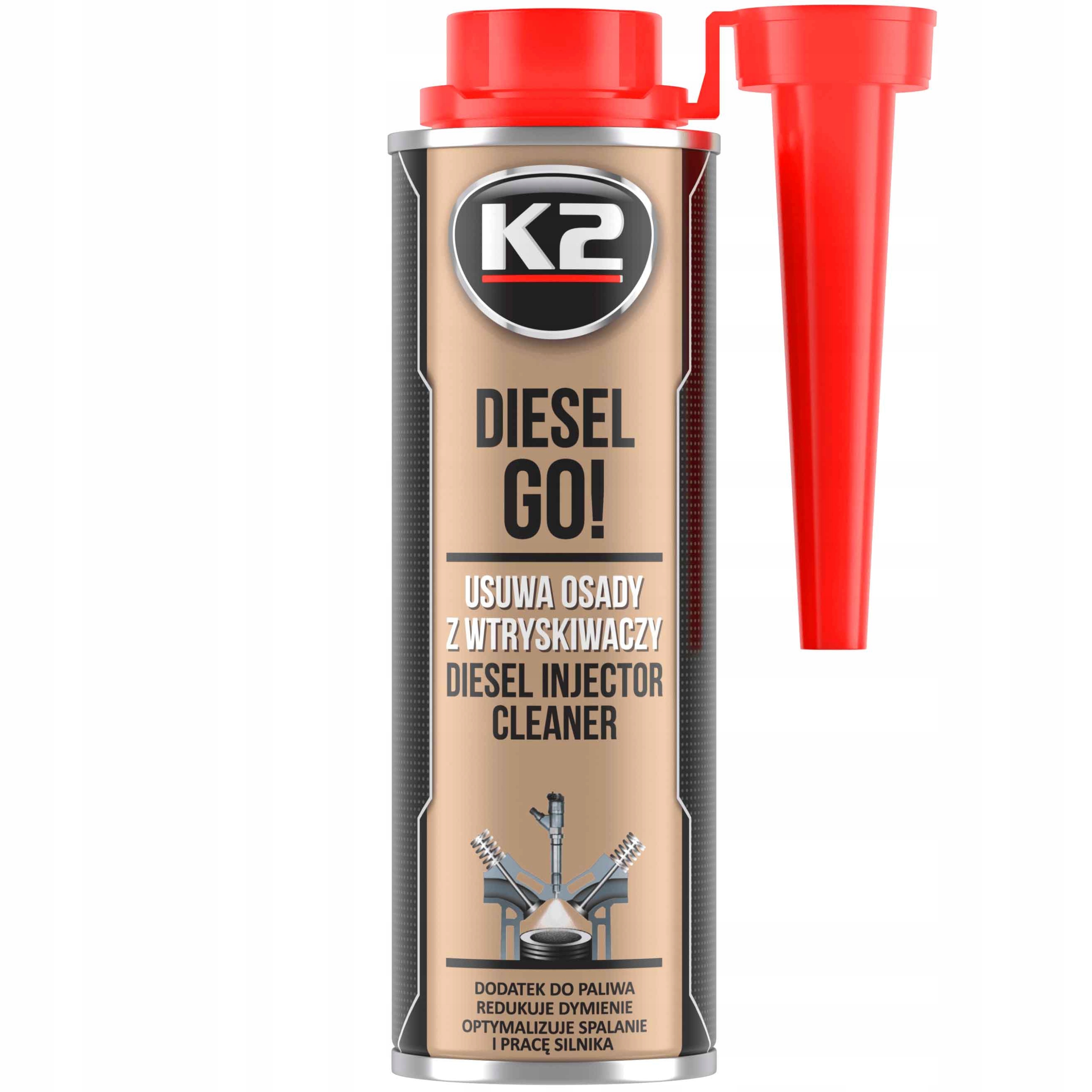 K2 Diesel Go! Dodatek czyszczący do Diesla 250ML