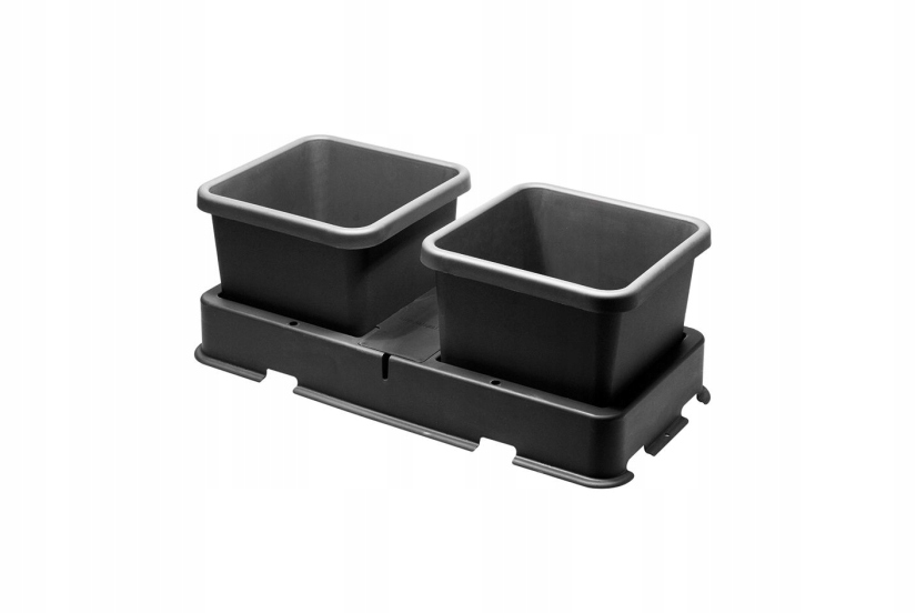 Květináč plast černý Garland 27 cm x 58 x 22 cm