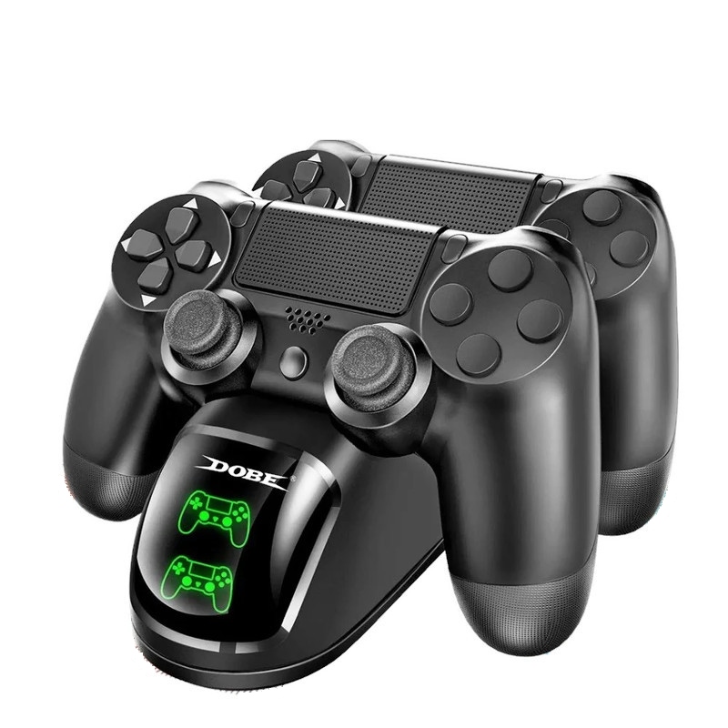ŁADOWARKA STACJA DOKUJĄCA NA 2 PADY PLAYSTATION 4 PS4 SLIM PRO LED DOBE