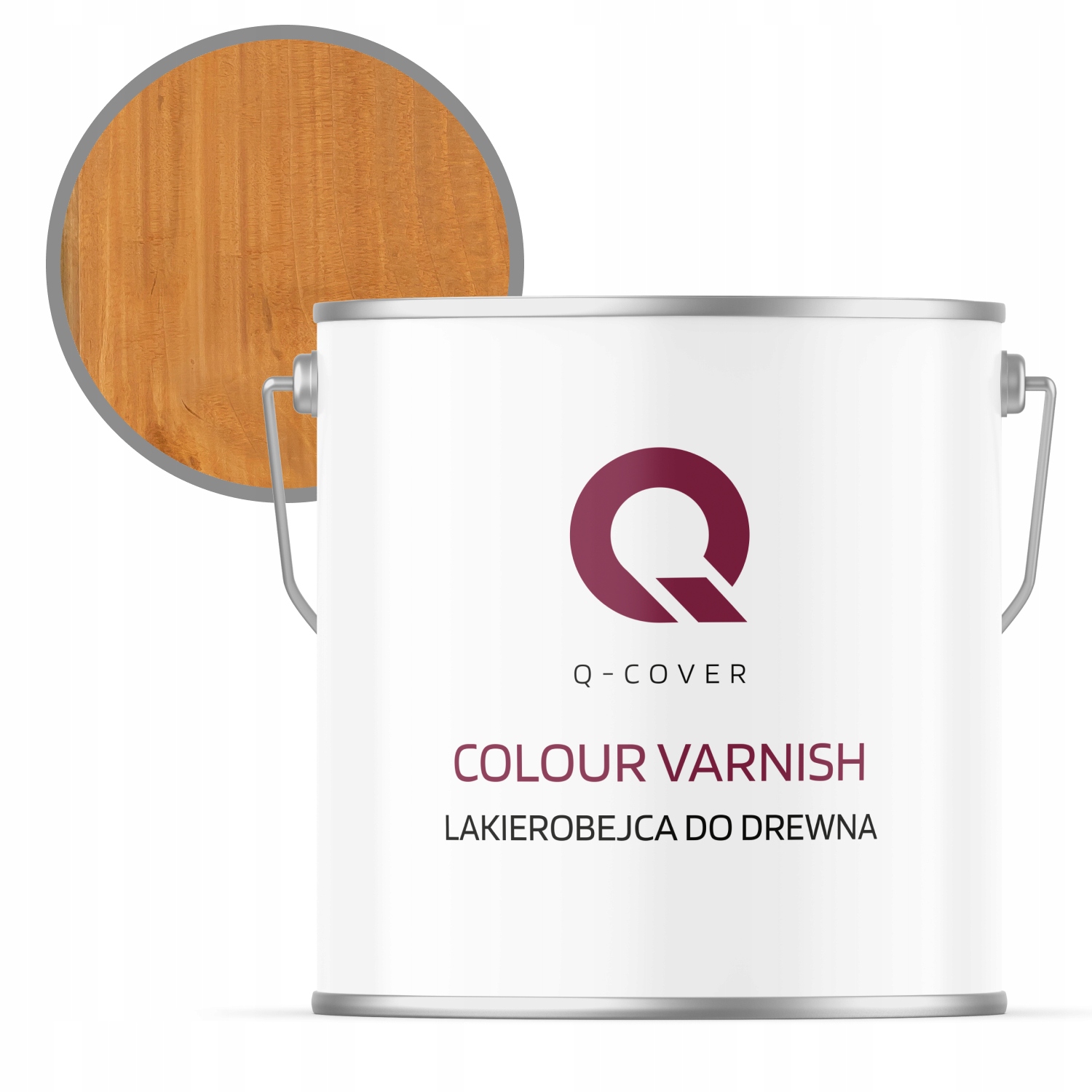 Lak na dřevo Rychleschnoucí 5L Barva Dub Satén Výkonná Barva 3v1