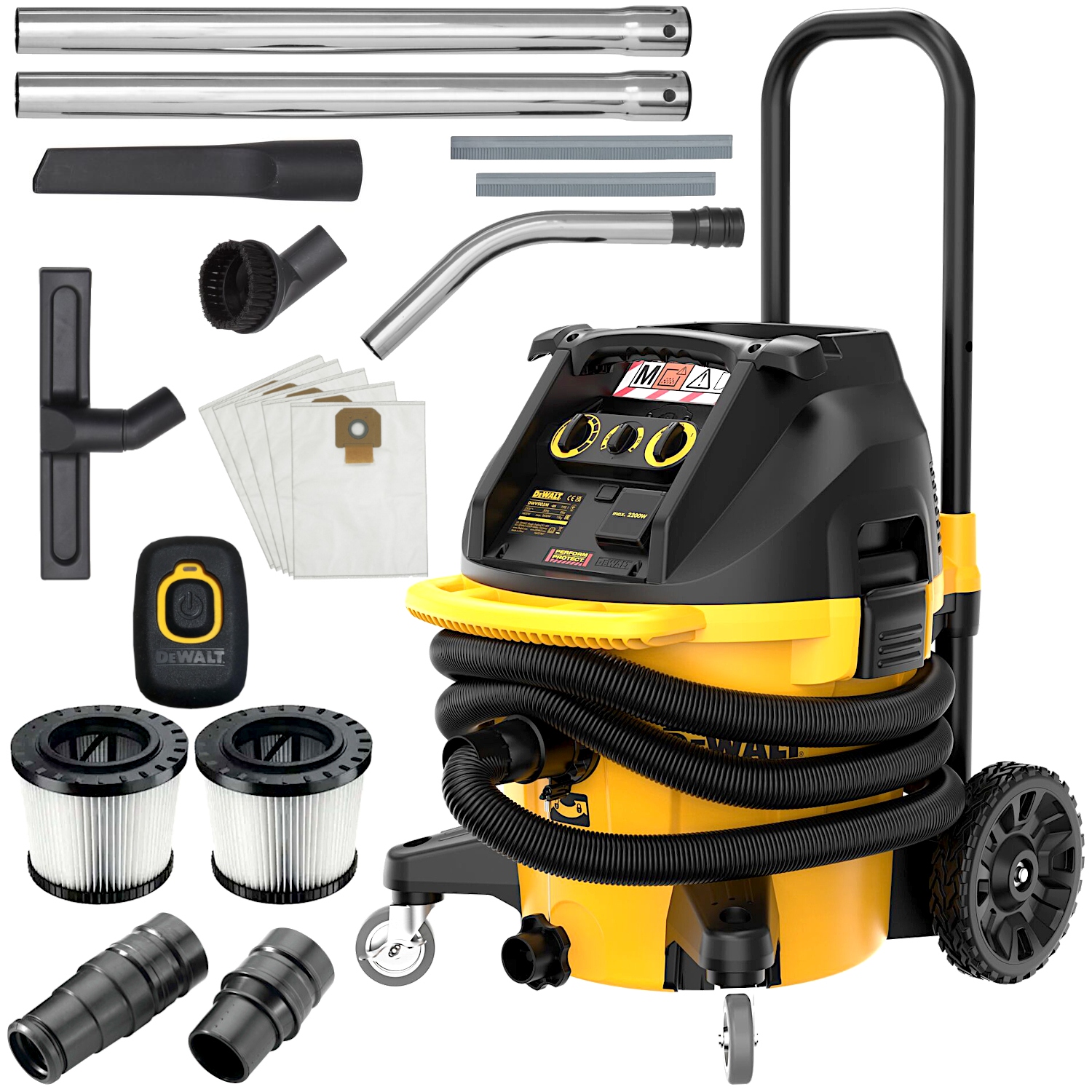 DeWalt Odkurzacz budowlany warsztatowy DWV905MKIT 1400W 38l klasa M