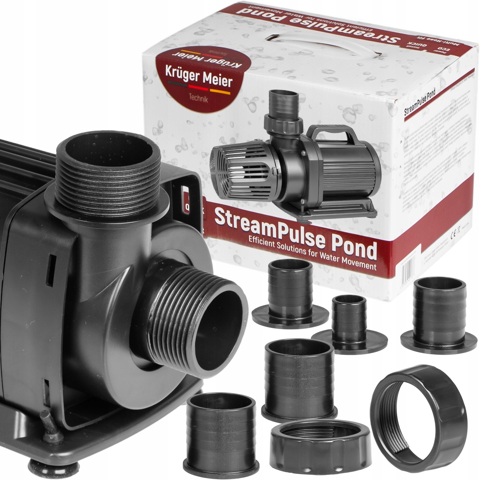 Čerpadlo Do Jazierka S Regulátorom Výkonu Multifunkčné 20000 Lh 150 W