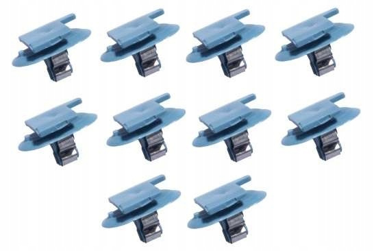 10x SPINKA KOŁEK TAPICERKI SŁUPKA LISTWY DO OPEL