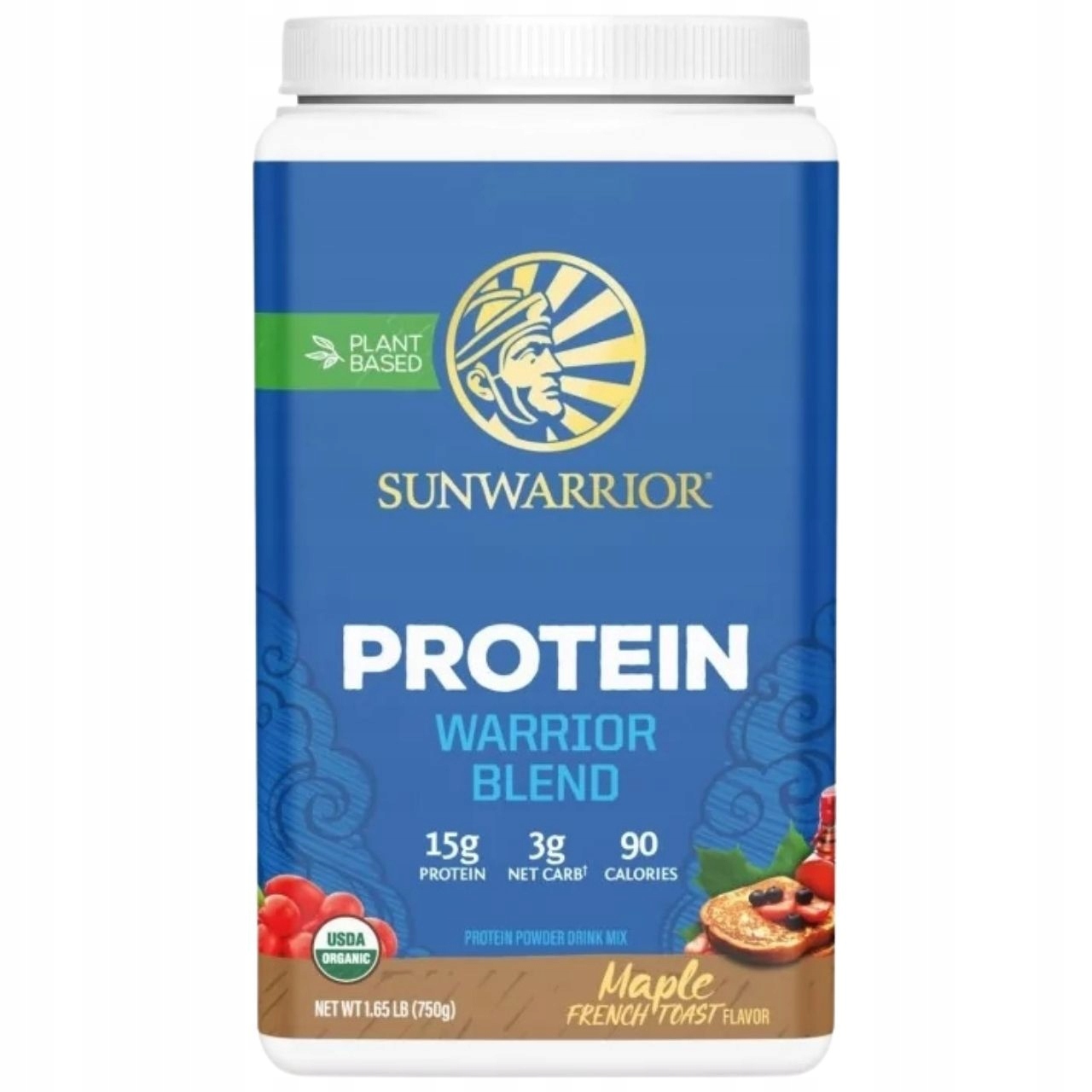 Rostlinné bílkoviny Sunwarrior Warrior Blend Tost podporují čistou hmotnost 750 g