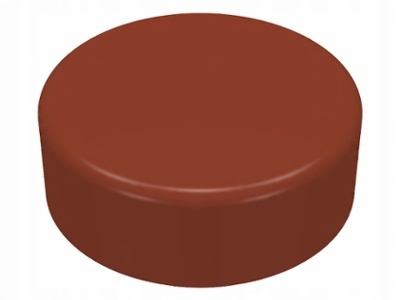 

Lego 98138 Płytka okrągła Tile 1x1 brązowy