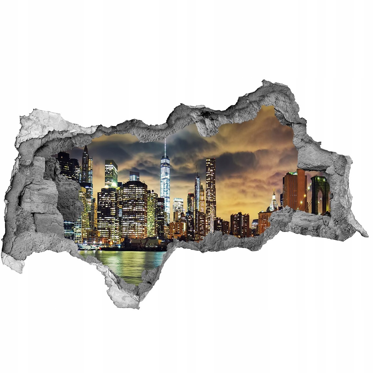 

Fototapeta dziura na ścianę Manhattan Nowy Jork