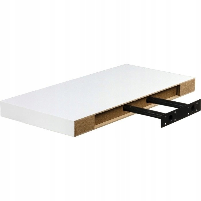 BIAŁA PÓŁKA NAŚCIENNA WISZĄCA VOLATO 30 CM Liczba poziomów 1