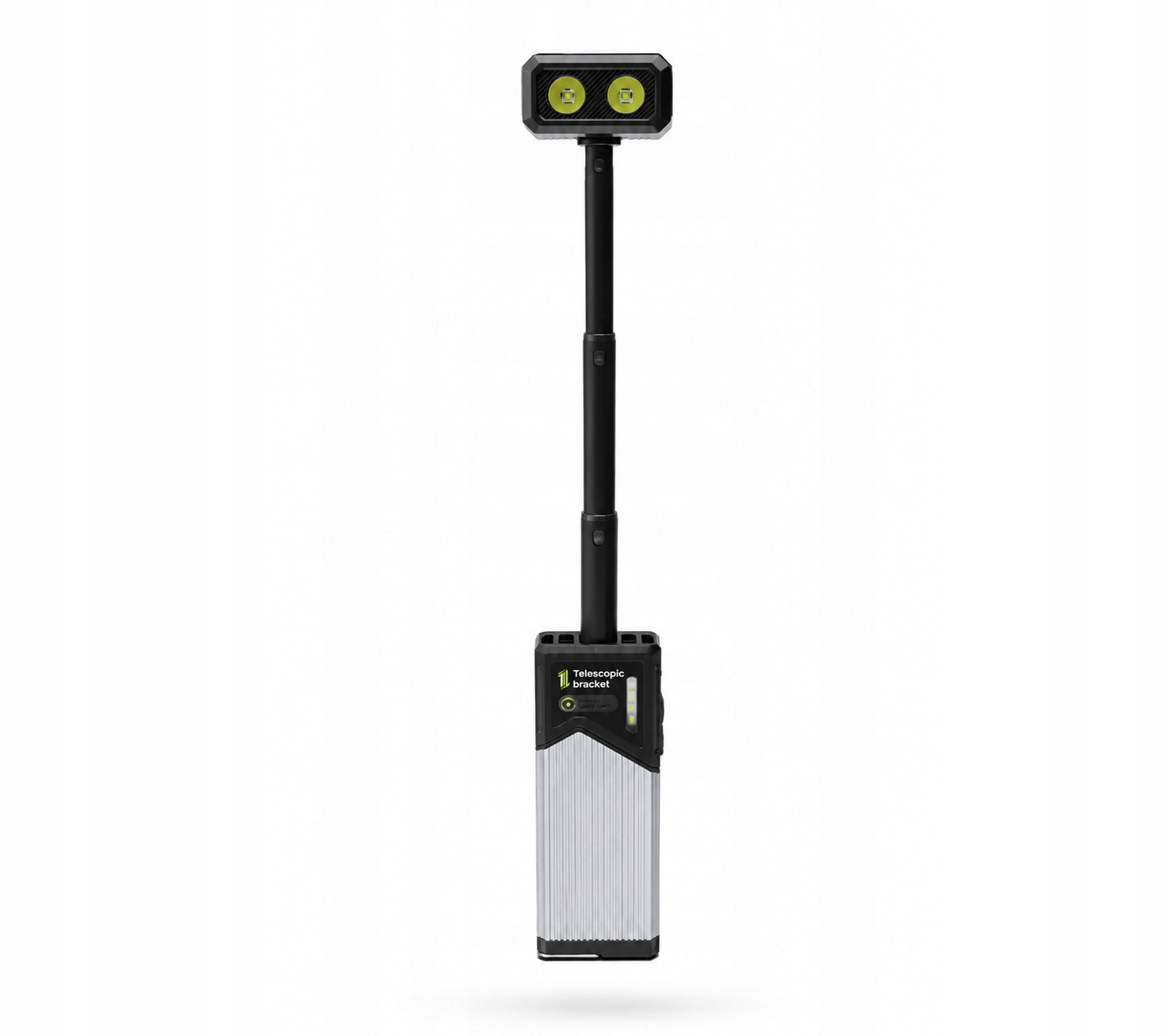 Dílenská Svítilna Hák Magnet Akumulátor Teleskopická Usb Magnet Otočná