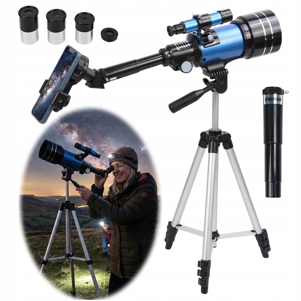 Astronomický dalekohled pro pozorování oblohy, dětské dalekohledy Zoom Hd