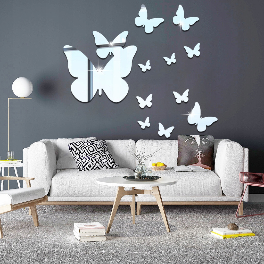 DEKORACJA 3D OZDOBA NAKLEJKA LUSTRZANA NA ŚCIANĘ Marka Iq-System