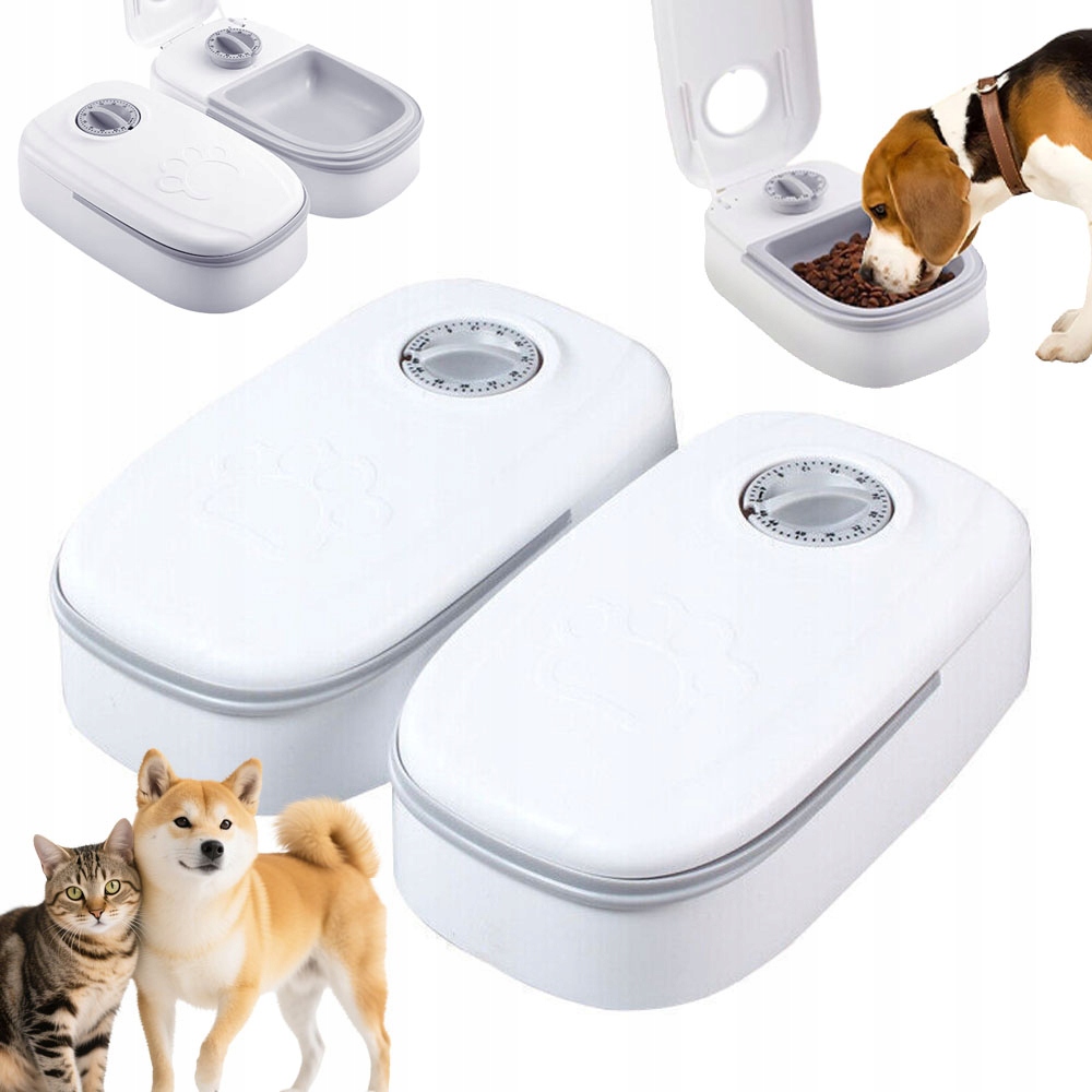 Levně Automatický Dávkovač Krmiva S 48H Vyjímatelným Časovačem, Velká Kapacita 350 ML