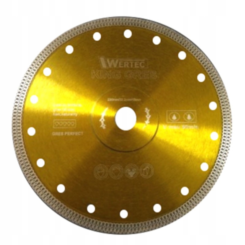 Wertec Tarcza Diamentowa 230X10X25,4MM King Gres