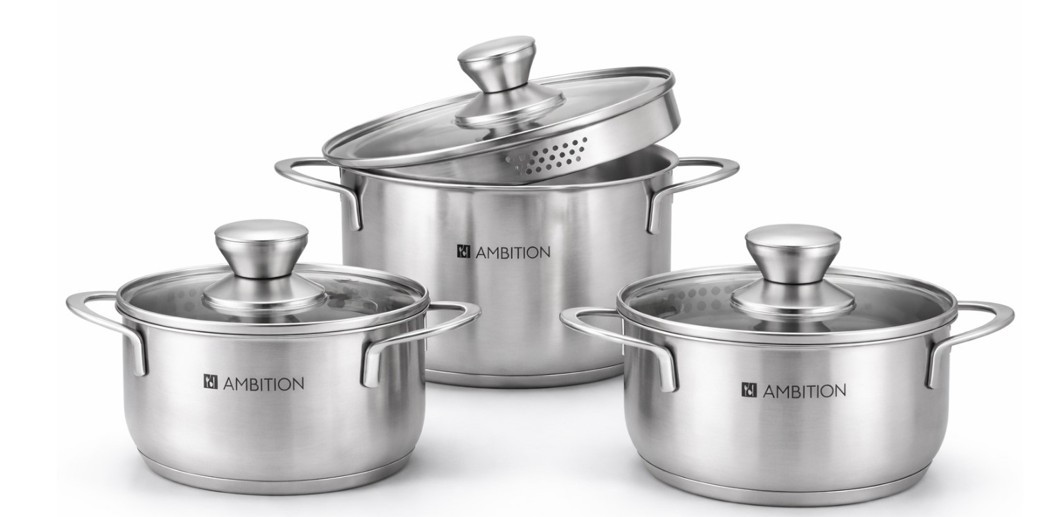 Zestaw garnków Ambition Imperio 6 el. komplet
