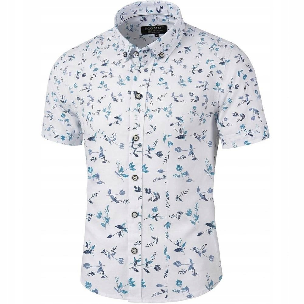 Ego Man košile pánská EKR-228-1 krátký rukáv regular fit XXL bílá