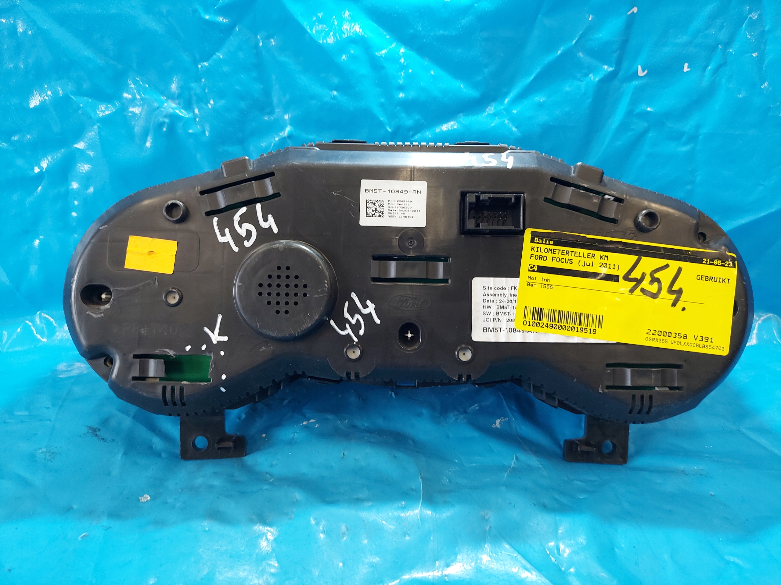 dials clock FOCUS 3 LIFT 2011 R 1.6 B BM5T10849AN
