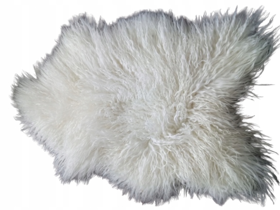 Kožešina Jehněčí Měkké Kudrnaté Dlouhý Vlas