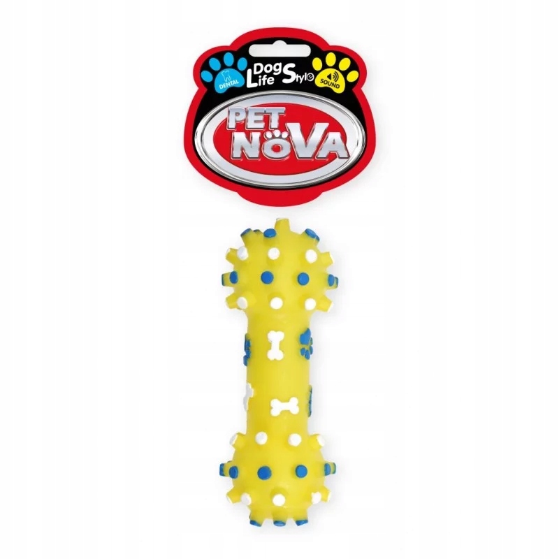 

Pet Nova Hantel zabawka Dla Psa Żółta 12cm