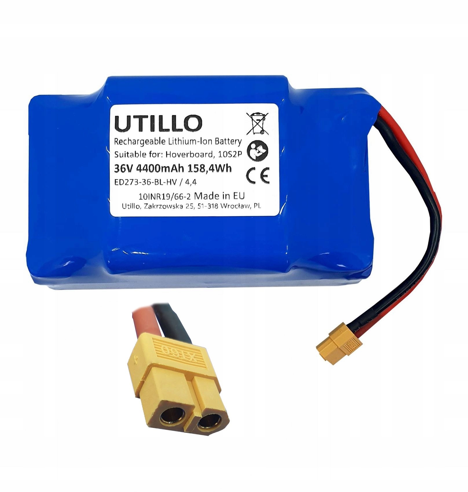 Bateria Akumulator do Hoverboard Deska Deskorolka Manta Samsung 10S2P 4.4Ah