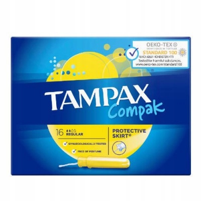 

Tampax Compak Regular Tampony z aplikatorem, 16szt