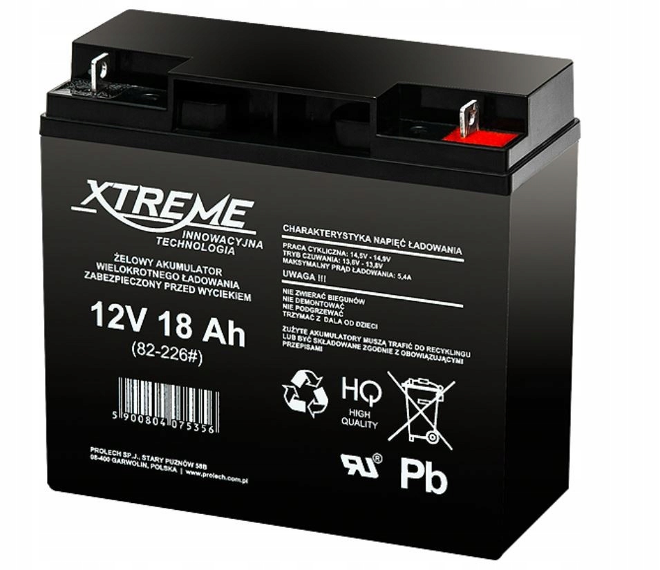 Blow Gelový akumulátor 12V 18Ah Xtreme
