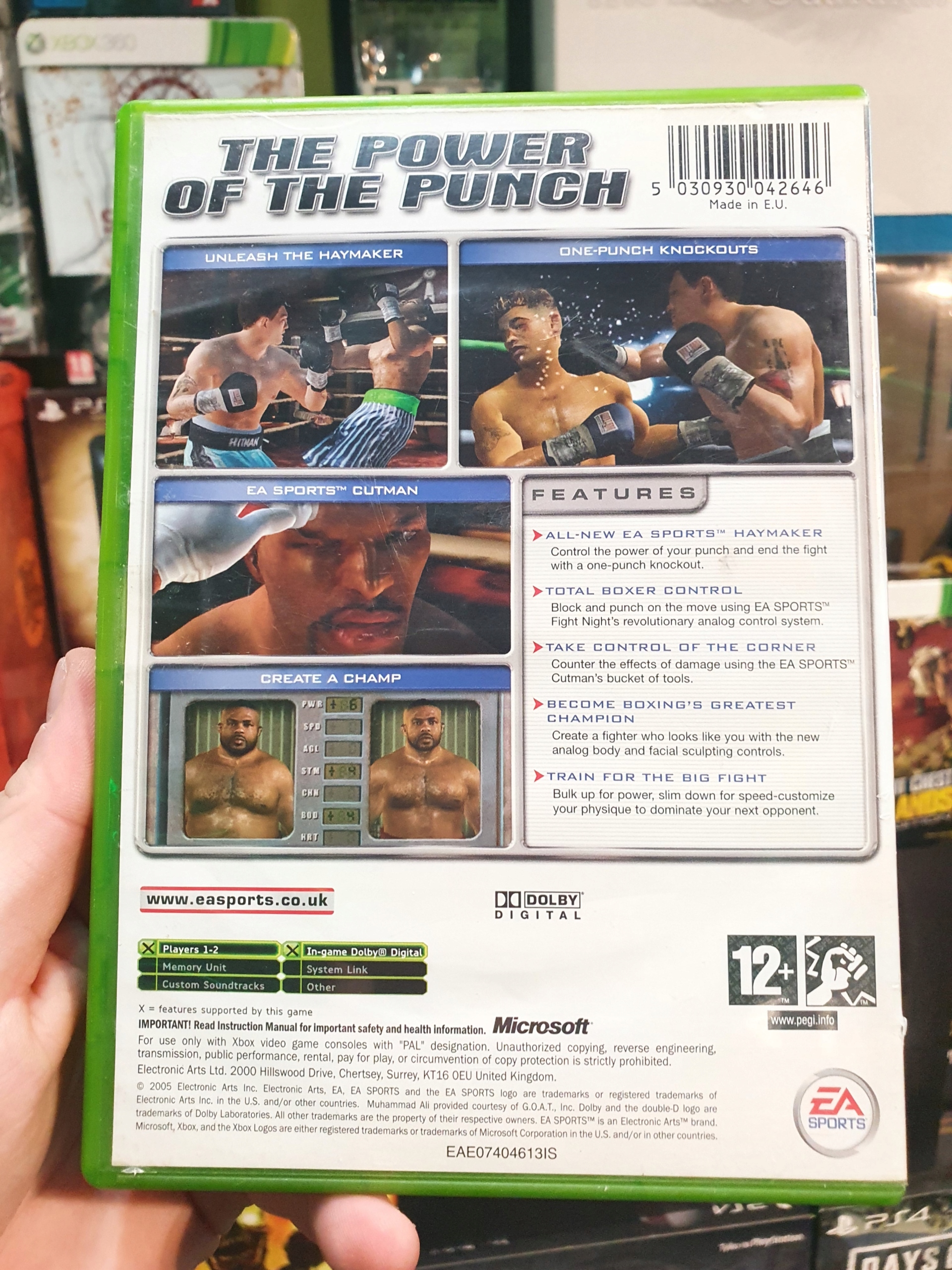 FIGHT NIGHT ROUND 2 XBOX 3xA STAN BDB Tematyka bijatyki