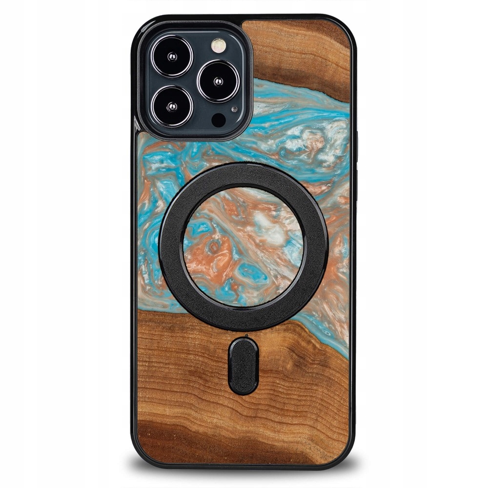 Pouzdro Bewood Unique pro iPhone 13 Pro Max Planets Saturn s MagSafe