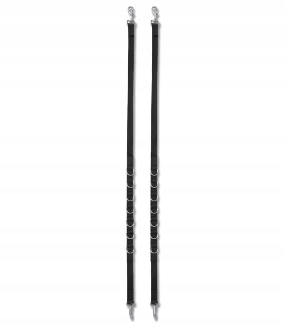 Wypinacze dla konia Waldhausen Nylon regulowane czarne Full