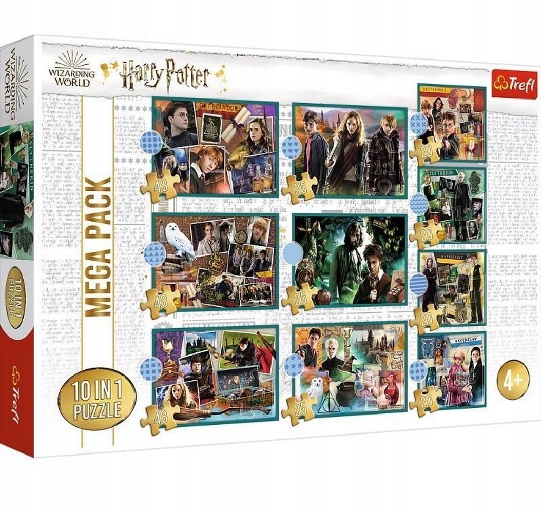 

Puzzle 10 W 1 Harry Potter 10 układanek