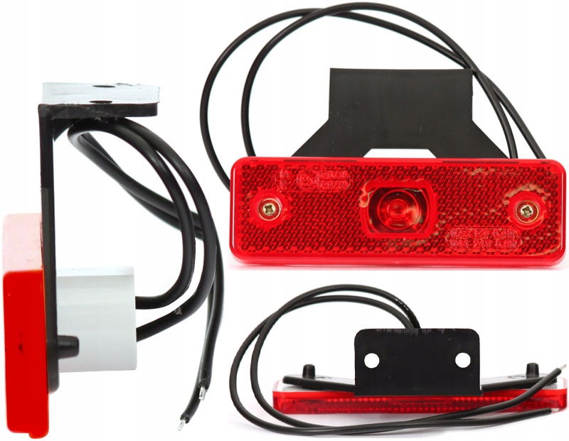 

Lampa Obrysowa Pozycyjna Tylna Czerwona Led Waś