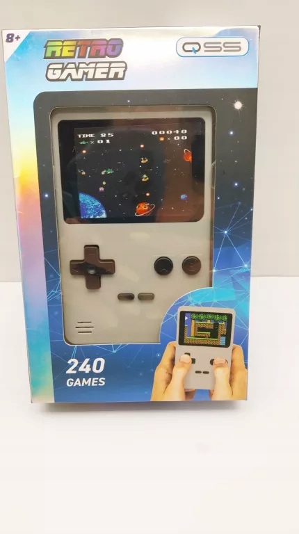 Konsola retro gamer QSS szara