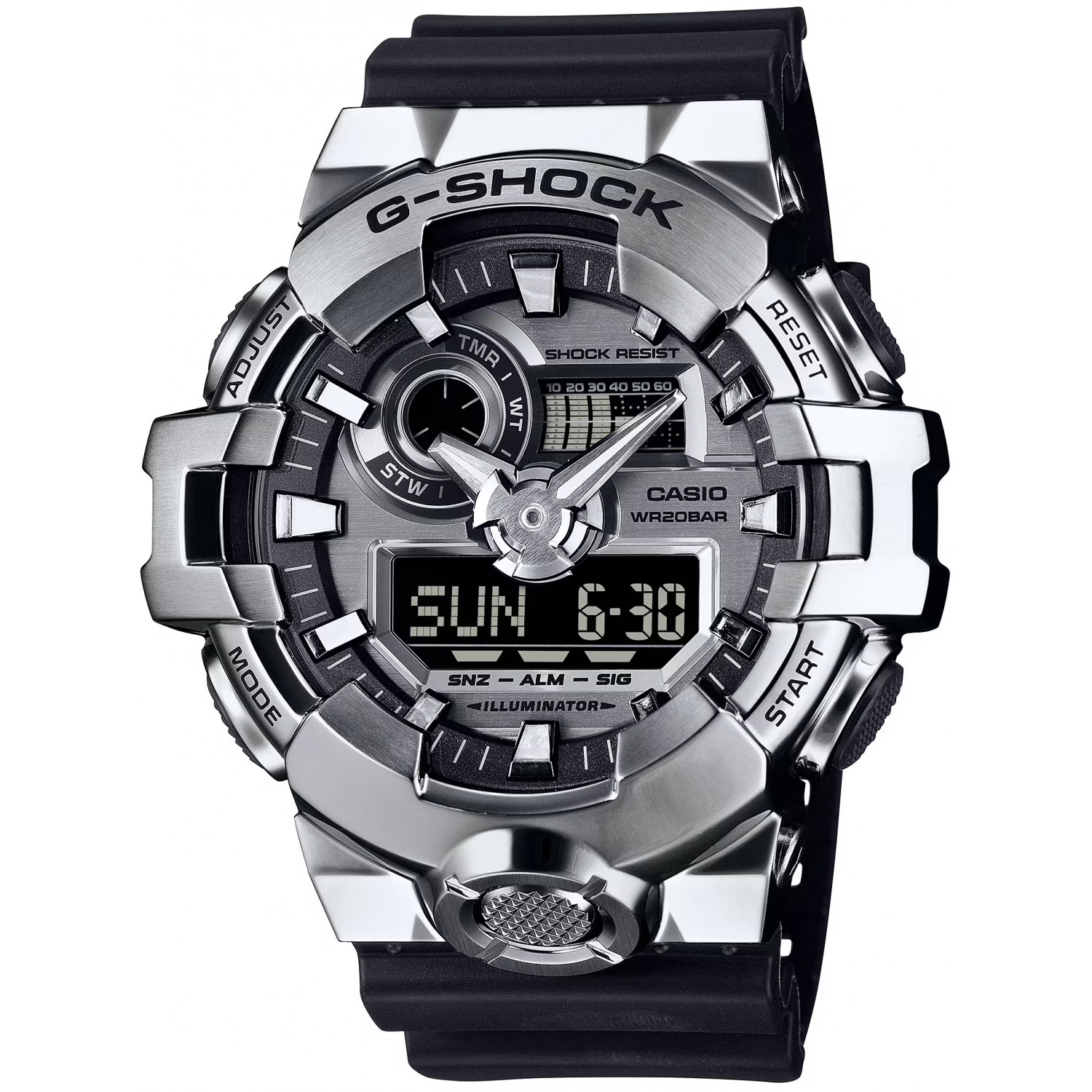 Casio G-Shock GM-700-1AER 200 m Černý