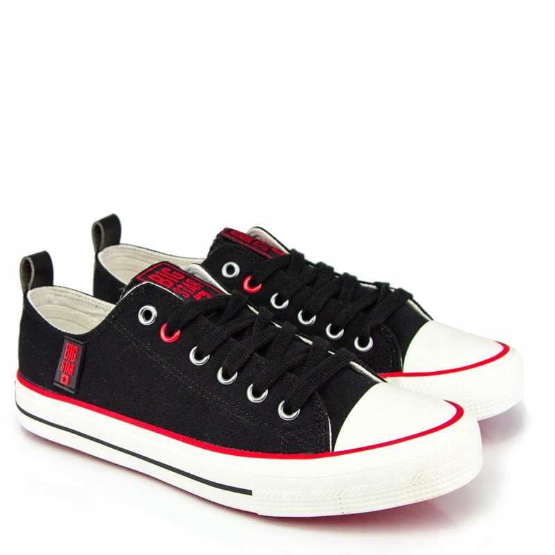 

Trampki Niskie Big Star JJ274122 Czarne LaRoni