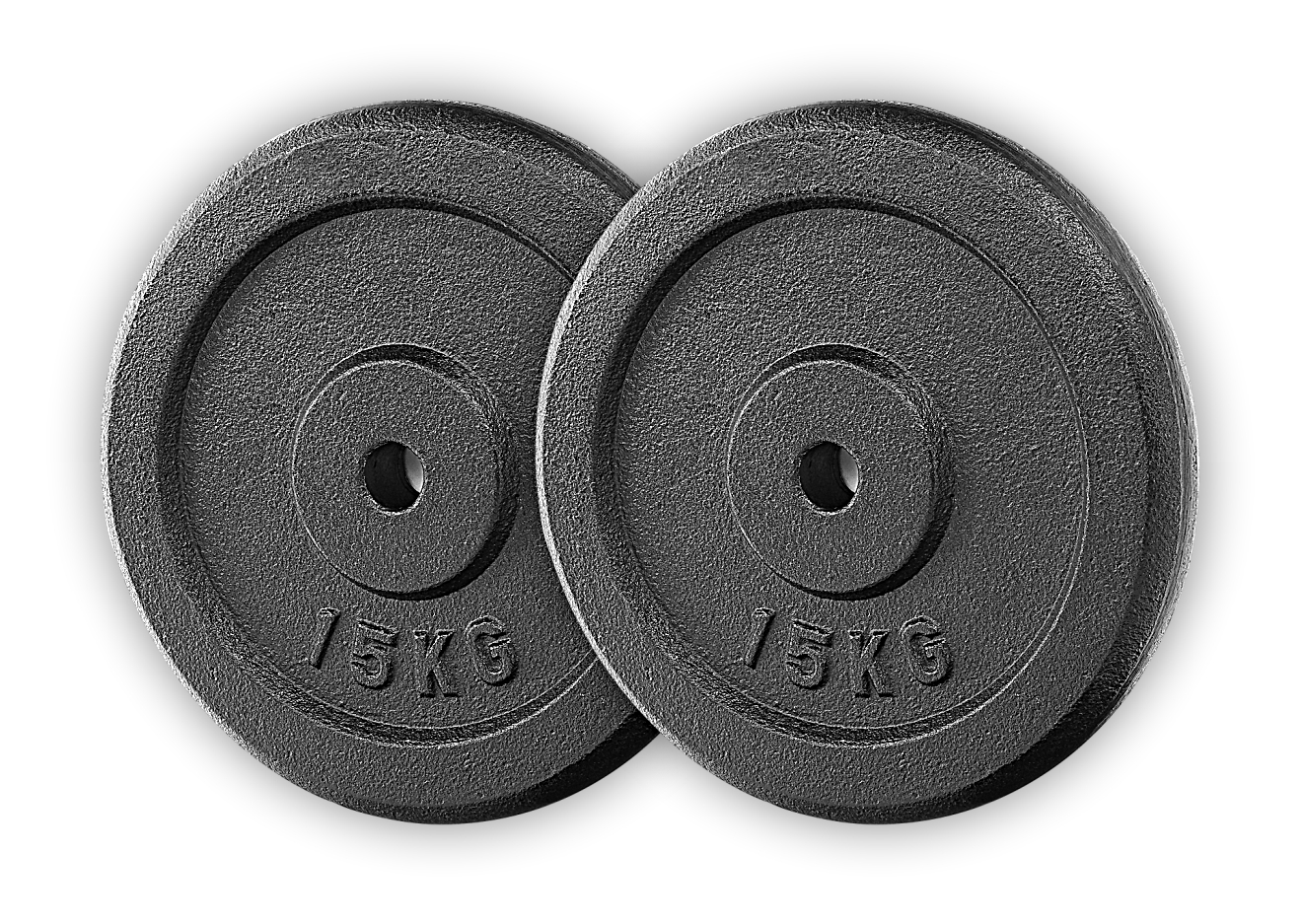 Obciążenie Żeliwne Krążek 2x15KG 26mm Siłownia Talerz Zestaw Obciążeń 30KG