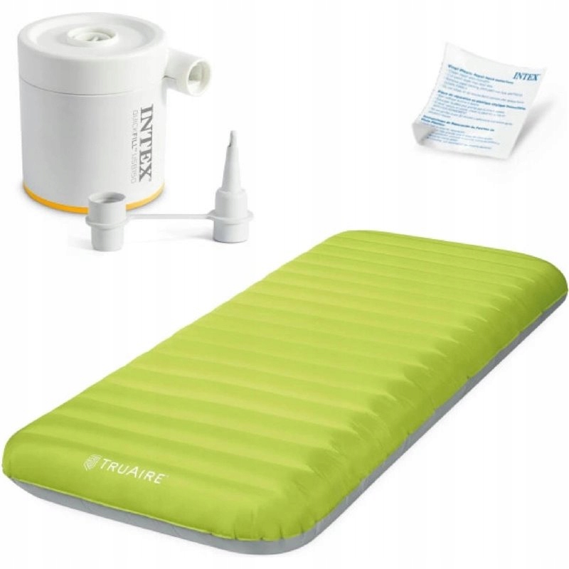 Intex 64097NP Nafukovací matrace Camping Dura-Beam pumpa