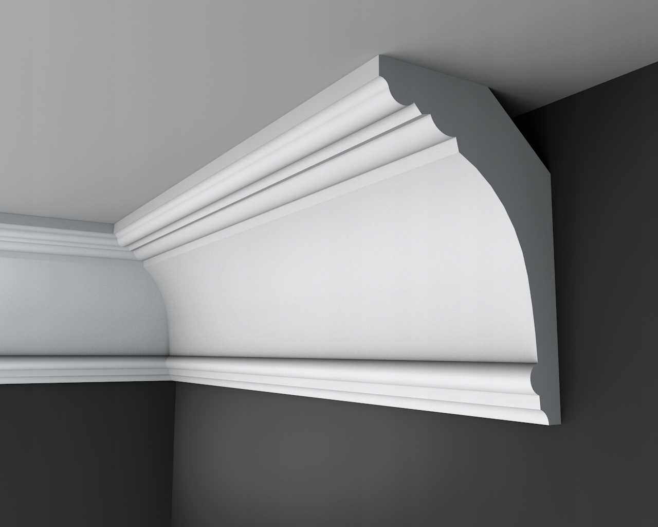 LISTWA SUFITOWA, Gzyms listwa, sztukateria, PLP-8 Marka inna