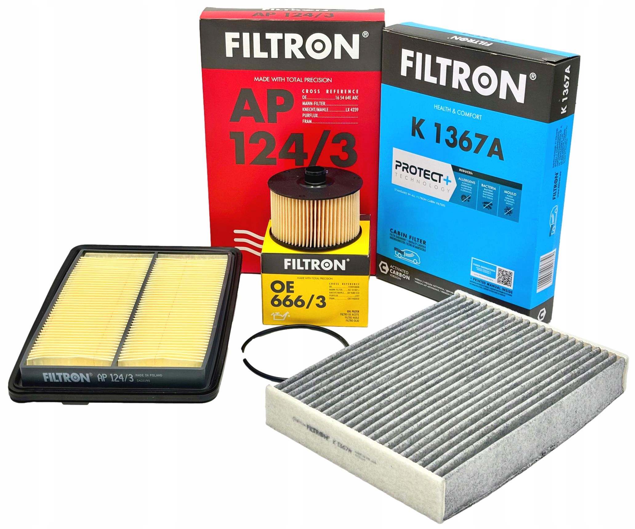 Filtron Sada Filtrů Nissan Qashqai II 2 J11 1.3 Dig-t