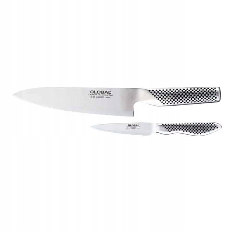 Sada nožov Global G-5538, nôž šéfkuchára 18 cm a na lúpanie 9 cm
