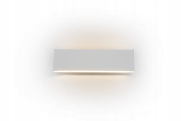Nástenná lampa obdĺžniková Concha biela Trio