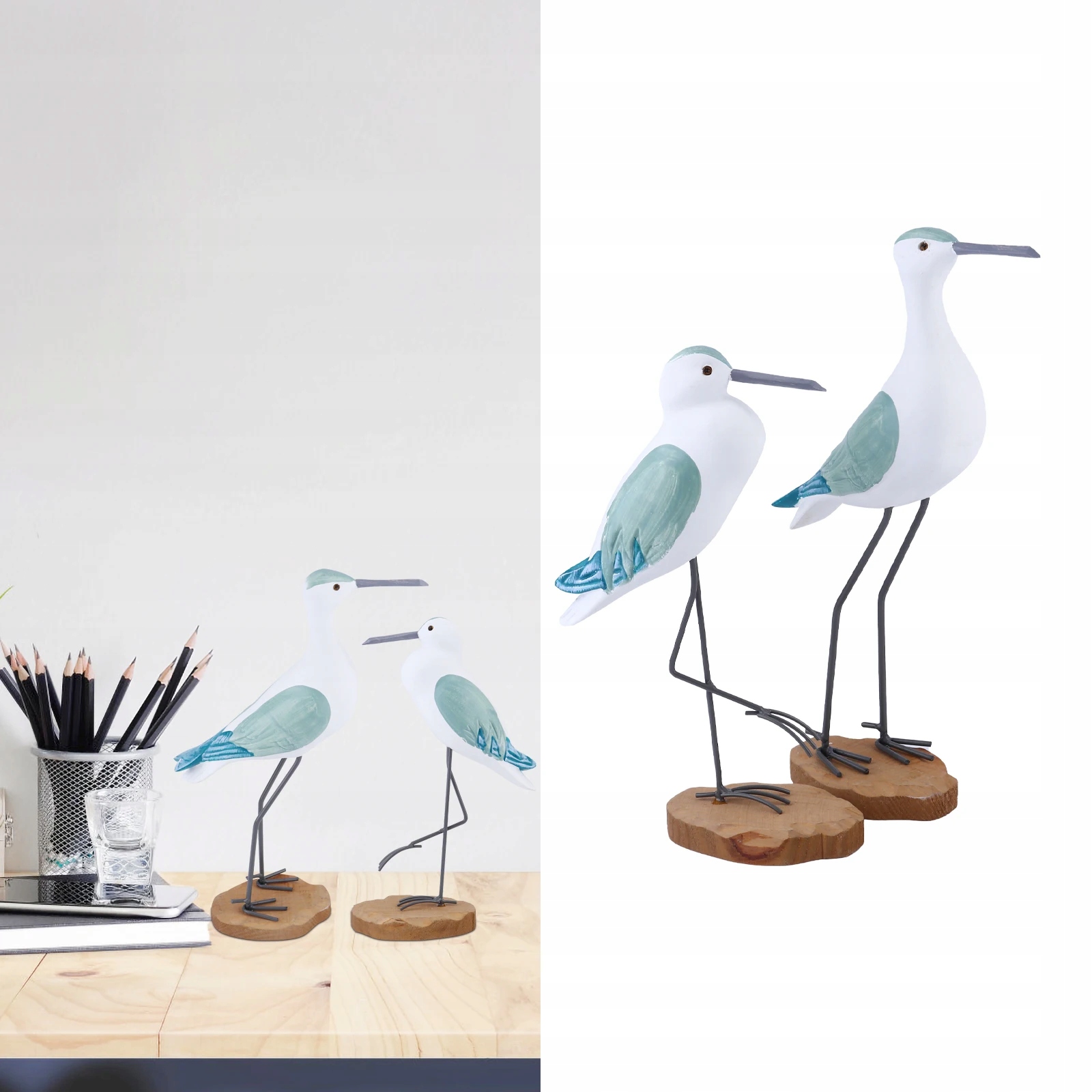 Mewa statua ozdoba rzeźba z drewna Liczba elementów w zestawie 0 szt.