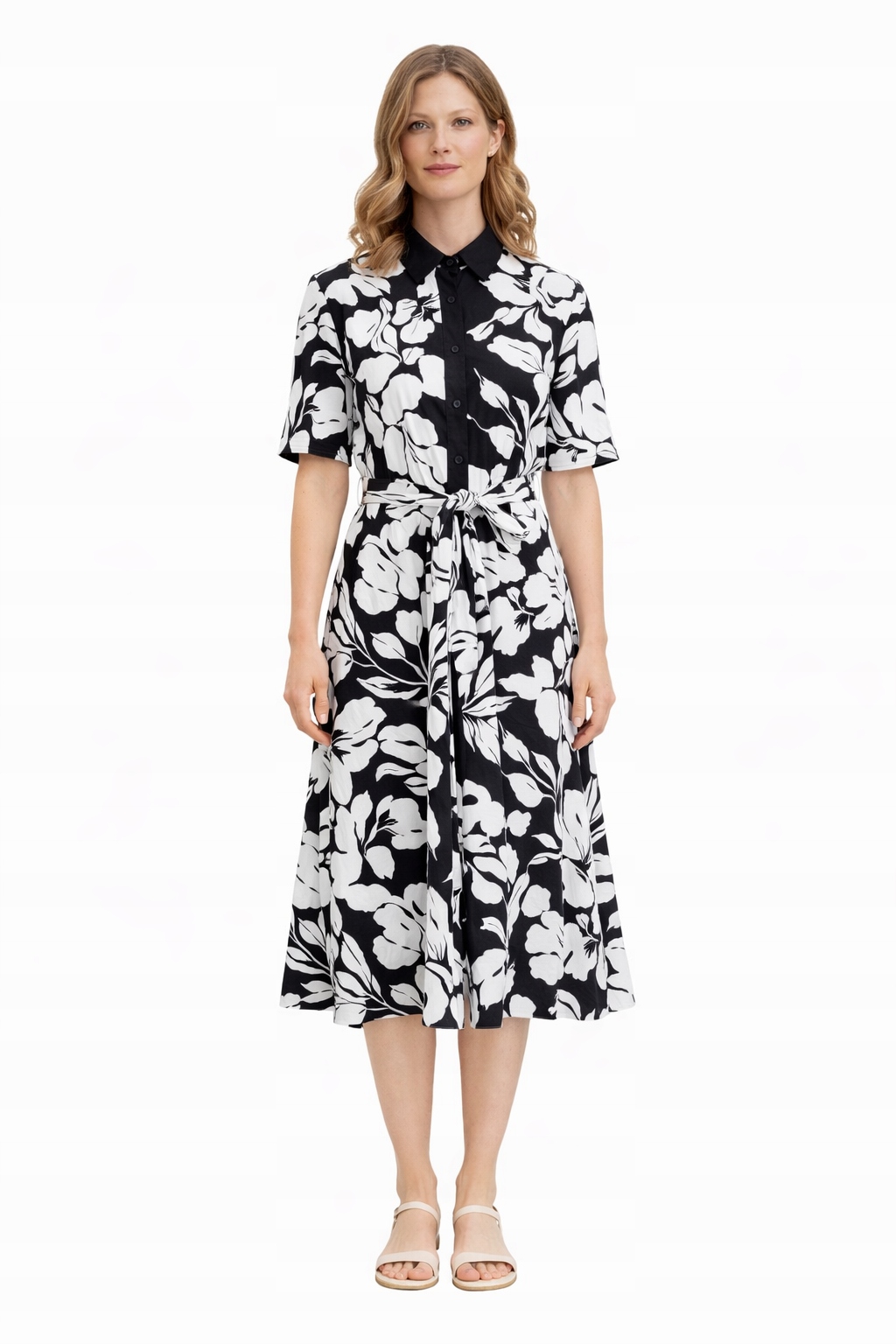 Černobílé Šaty M I3A