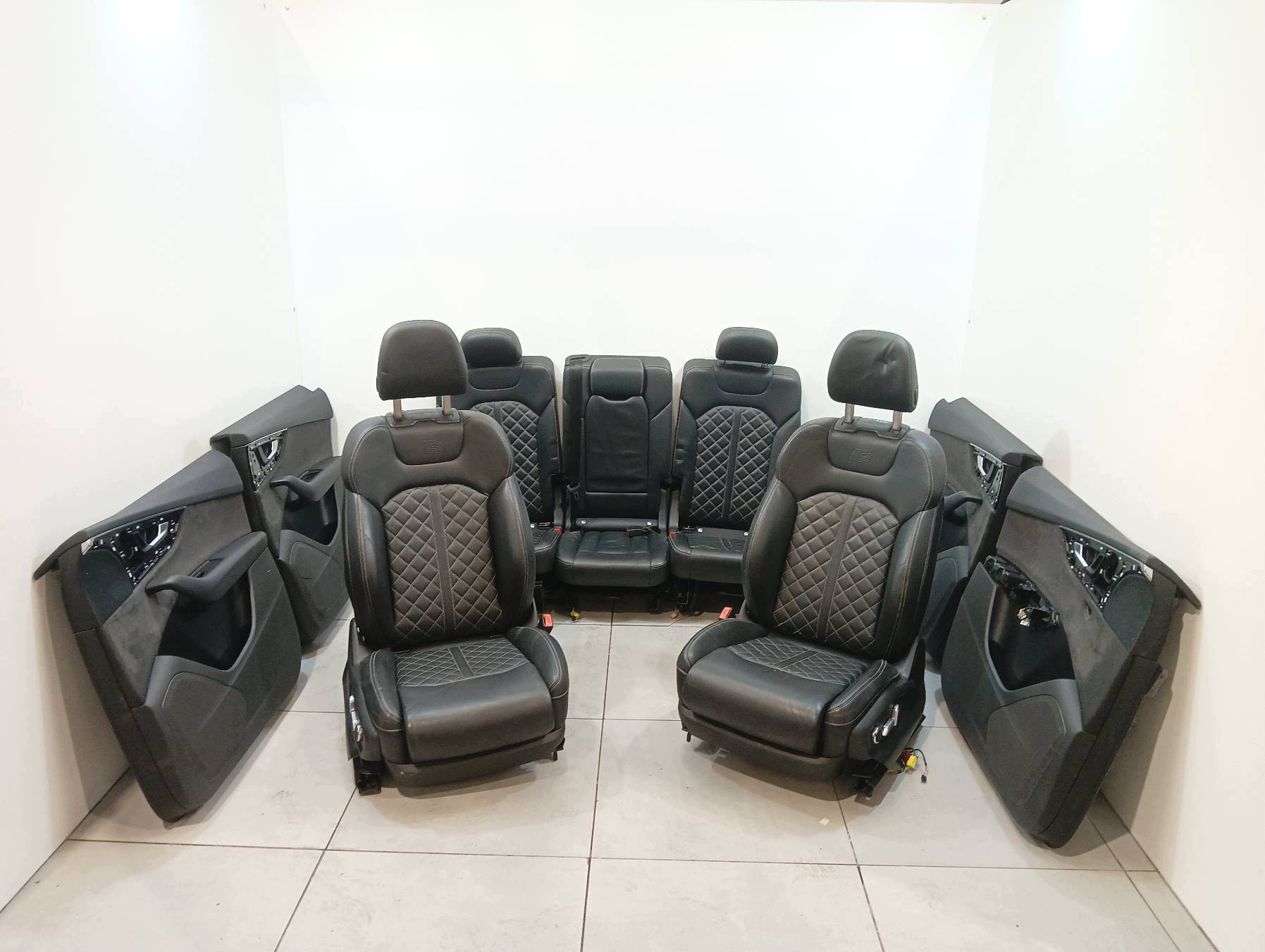 seats front II RZAD leather electrics GRZANE KPL 4M Audi Q7 II SQ7