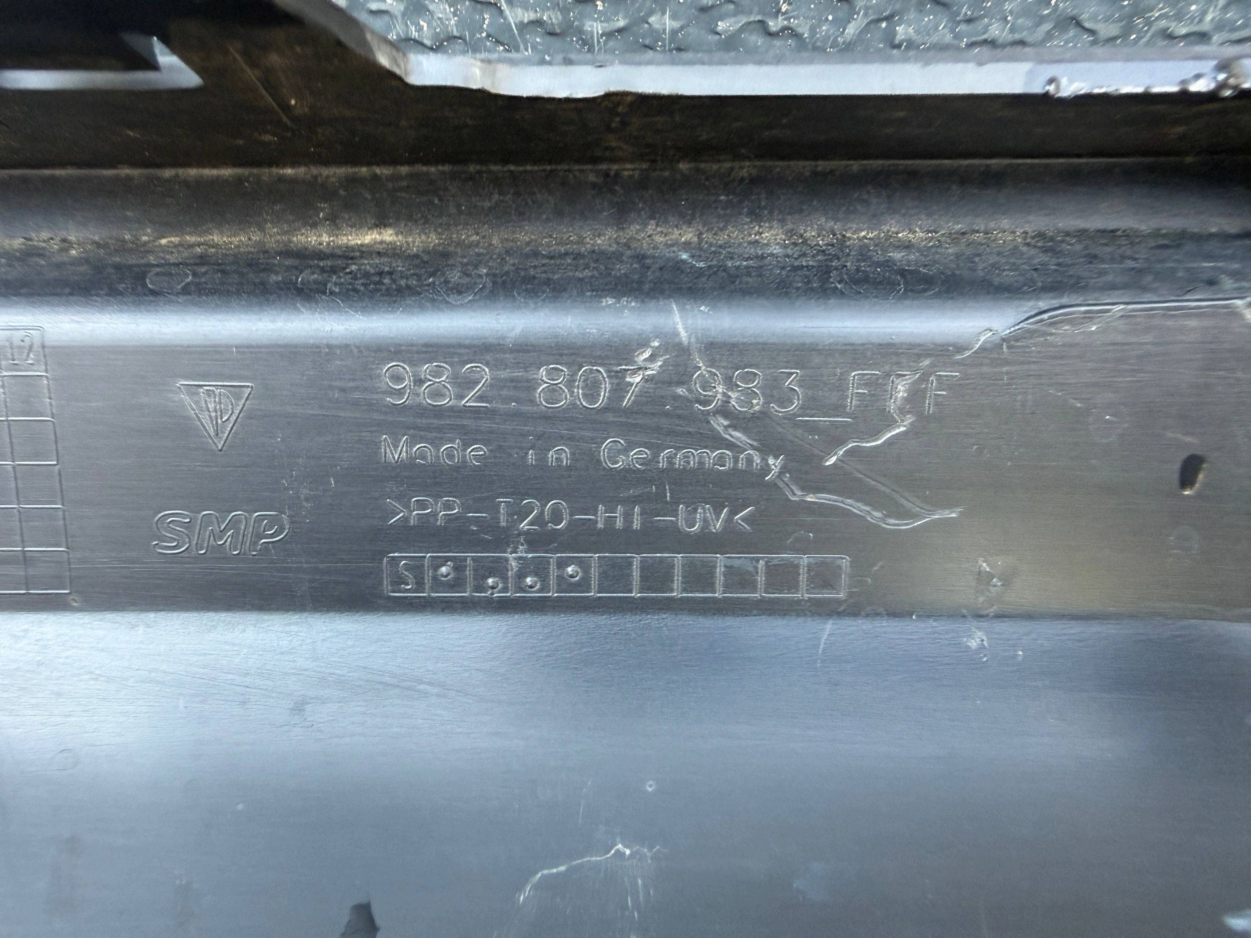 Porsche Cayman 982 spoiler Stoßstange heck