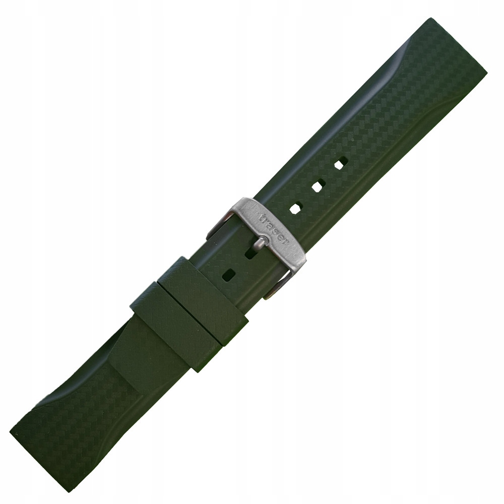 Pásek k hodinkám Traser TS-107420 zelený 22 mm
